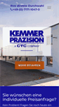 Mobile Screenshot of kemmer-praezision.com